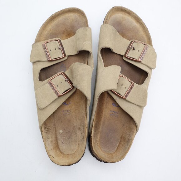 Birkenstock Arizona EU 41 Women's 10 Men's 8 Soft Footbed Sandals Double Buckle - Picture 7 of 8